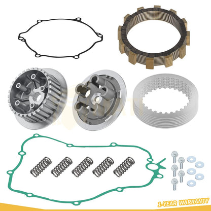 Friction Steel Clutch Plates Inner Hub Pressure Plate For Yamaha YZ125 125X 2005-2024