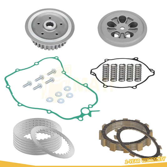 Friction Steel Clutch Plates Inner Hub Pressure Plate For Yamaha YZ125 125X 2005-2024