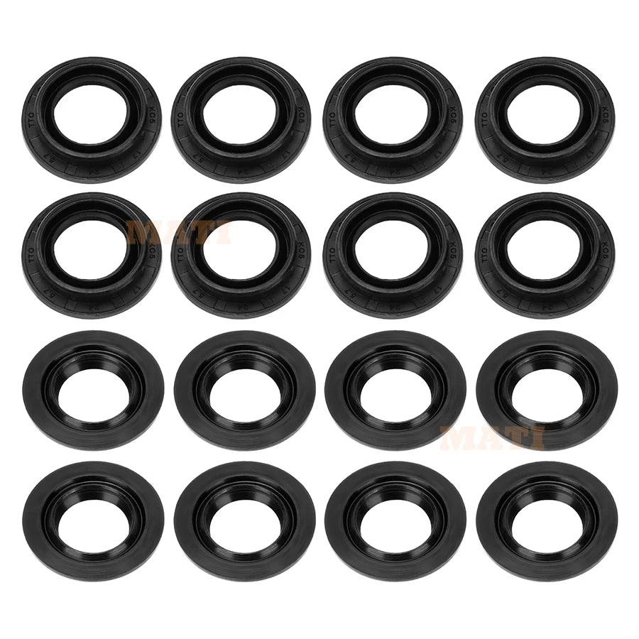 Front Arm Bearing Seal Shaft Rebuild Repair Kit for Kawasaki Brute Force 650/750 4x4i (2006-2013) OEM: 420360016, 592661011, 920461046 Mati Powersports