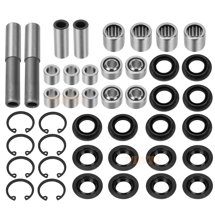 Front Arm Bearing Seal Shaft Rebuild Repair Kit for Kawasaki Brute Force 650/750 4x4i (2006-2013) OEM: 420360016, 592661011, 920461046 Mati Powersports