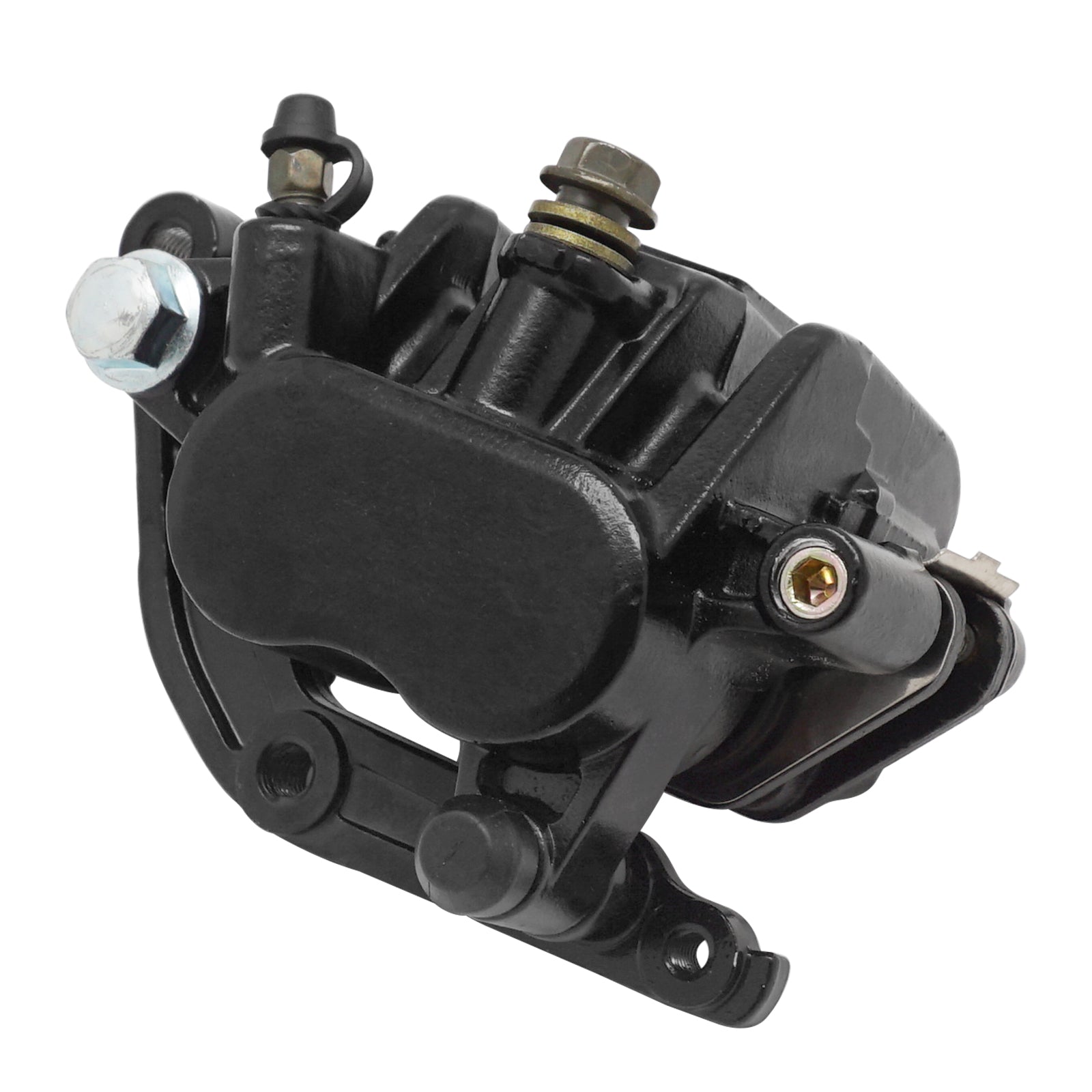 Front Brake Caliper (Black) for Honda Shadow-VLX-600 -Aero/ACE/Spirit/RS-750 Shadow-ACE/Aero/Sabre/Tour-1100 OEM:45150-MAH-315 Mati Powersports