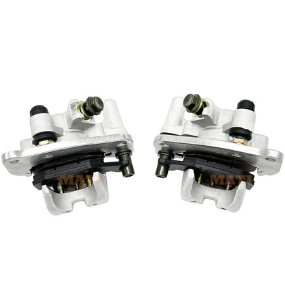 Front Brake Caliper (Left & Right) with Pads for Suzuki KingQuad LT-A400 LT-F400 LT-A450 LT-A500 LT-A700 LT-A750 OEM: 59100-31G01-999 Mati Powersports