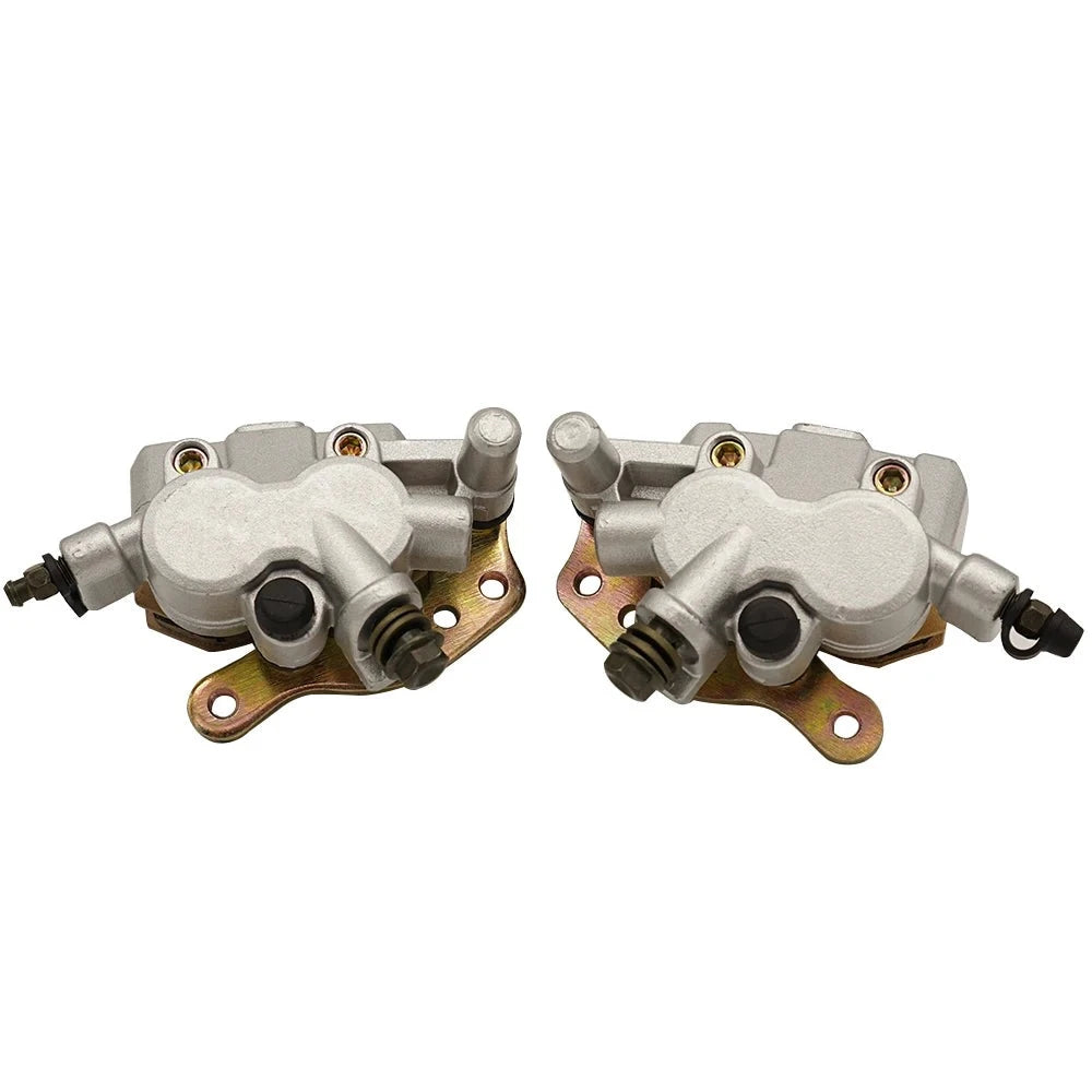 Front Brake Caliper Pair (Left & Right) ForQuadmaster 500 LTA500, Quadracer 450 LTR450, or Quadrunner LTF500 OEM: 59300-09F10 59100-09F10 Mati Powersports