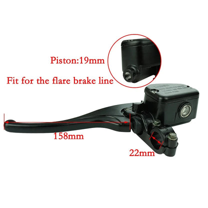 Front Brake Caliper and Brake Master Cylinder for Polaris Big Boss 350L 400L 500, Magnum 425, Sportsman 400, Trail Boss 350L 4X4 6X6 #1910309 1910310 2050073 Mati Powersports