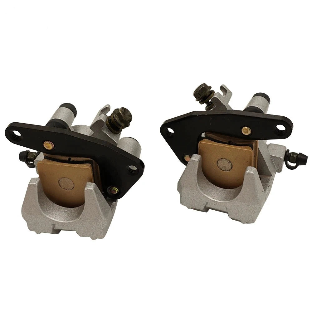 Front Brake Caliper with Pads for Suzuki Vinson 500 LTA500F, Quadsport Z250 LTZ250 LTZ400Z, Ozark 250 LTF250, Eiger 400 LTA400 F FC - OEM: 59300-38F31-999, 59100-38F31-999 Mati Powersports