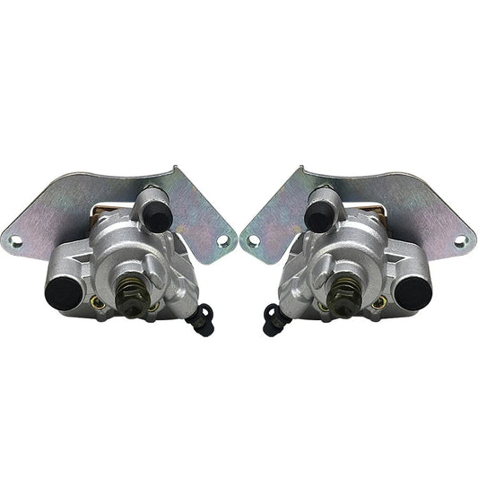 Front Brake Calipers (Left & Right) with Pad for Honda Rancher 420 TRX420/TRX500 TRX 420 500 TE TM FE FM FPE FPM FA FPA OEM: 45150-HP5-601/45250-HP5-601 Mati Powersports