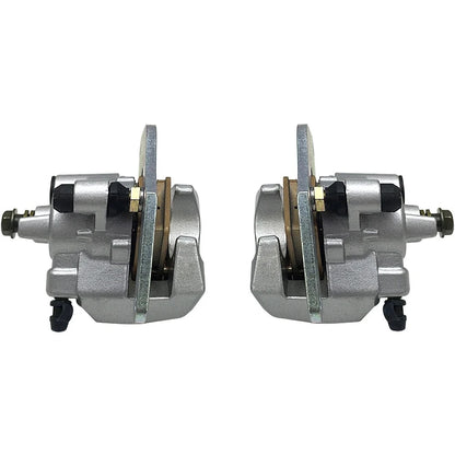 Front Brake Calipers (Left & Right) with Pad for Honda Rancher 420 TRX420/TRX500 TRX 420 500 TE TM FE FM FPE FPM FA FPA OEM: 45150-HP5-601/45250-HP5-601 Mati Powersports