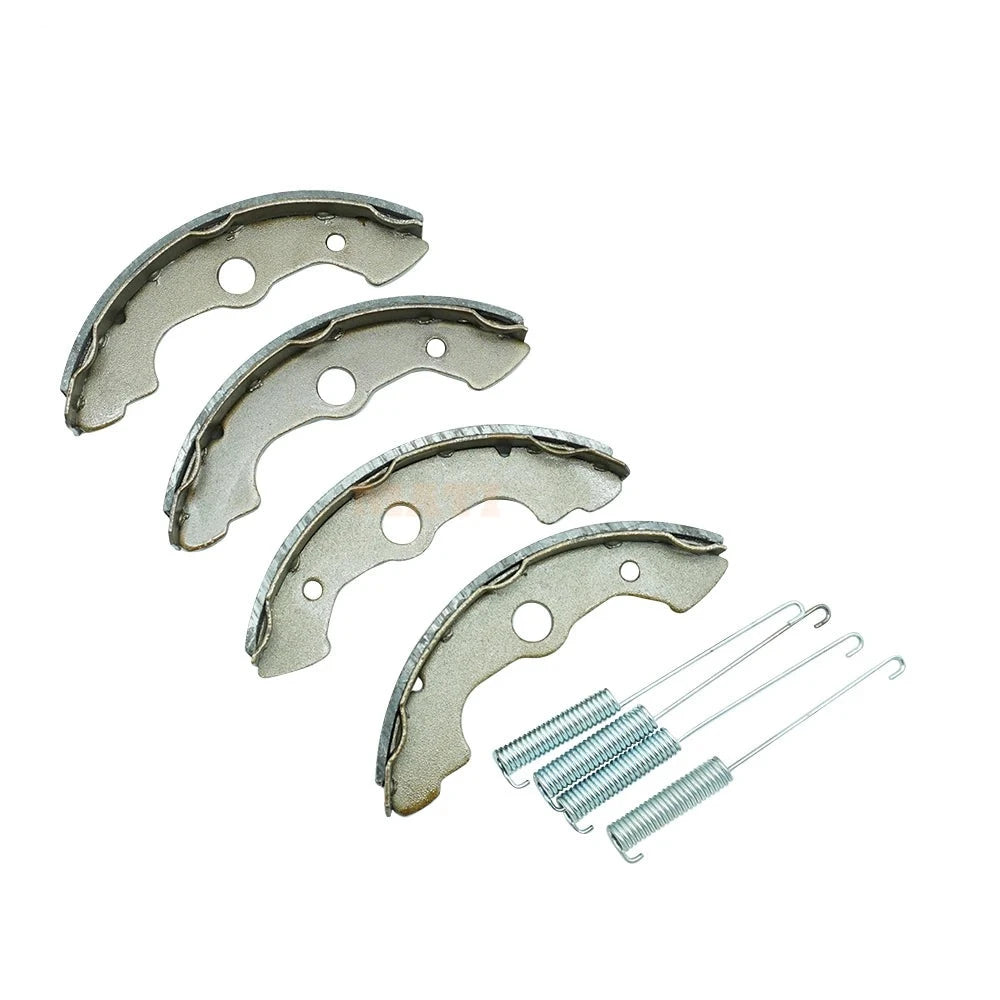 Front Brake Shoes Left Right for Honda ATV TRX300/350/400/450/500/650 FW/TM/FE/TE/TM/FM/FA/FG/S/ES Fourtrax Rancher Forman OEM: 06450-HC5-900/405 451A0-HC5-670 Mati Powersports