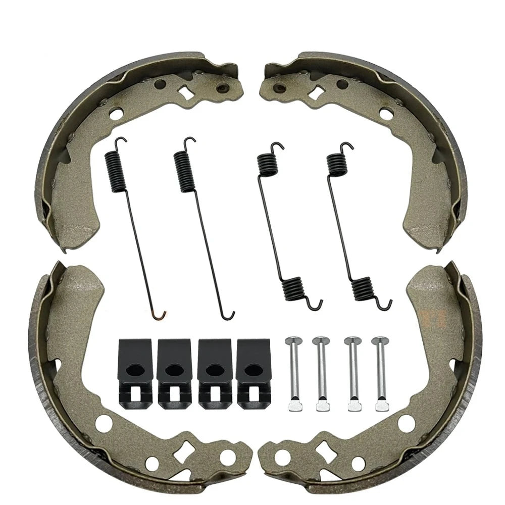 Front Brake Shoes, Springs, Pins Suzuki KingQuad 250/300 LT-F 4WDX/F300F Replaces OEM 54400-39840 Mati Powersports