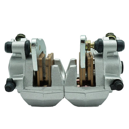 Front Left Right Brake Caliper Assembly for Yamaha ATV Grizzly 600 660 YFM600 YFM660 - OEM Numbers: 4WV-2580T-10-00, 4WV-2580U-10-00 Mati Powersports