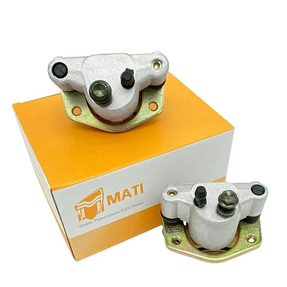 Front Left Right Brake Caliper for Polaris Hawkeye Outlaw Phoenix Predator Sawtooth Sportsman 200 300 400 500 - OEM : 1911542, 1911543 Mati Powersports