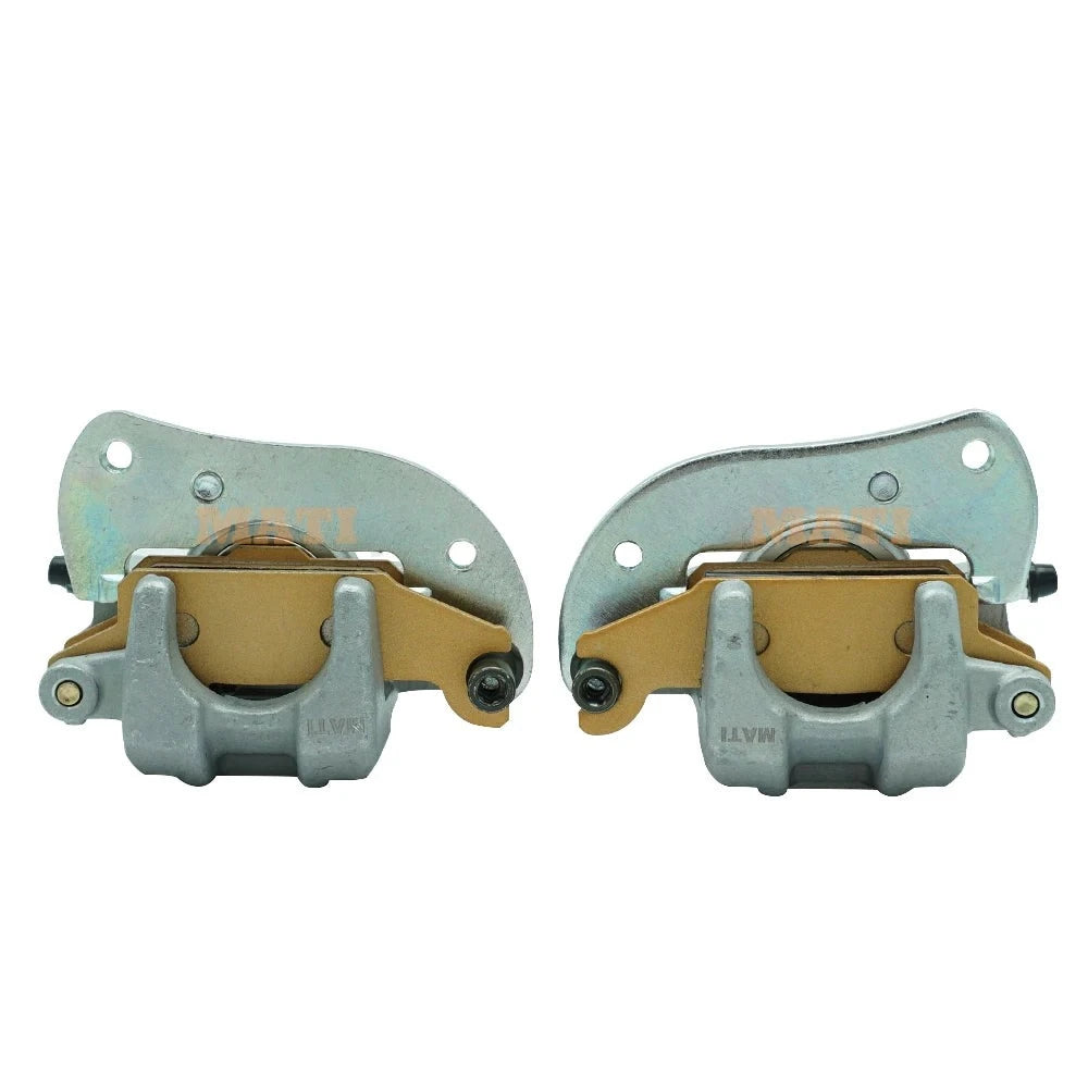 Front Left Right Brake Caliper for Yamaha Grizzly 550 700 Kodiak 700 Raptor 250 YFM550 YFM700 - OEM: 3B4-2580T-02-00, 3B4-2580U-02-00 Mati Powersports