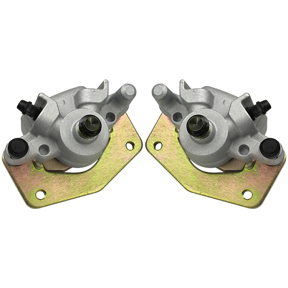 Front Left Right Brake Caliper with Pads for Can Am DS 650 BAJA/X 2000-2007 OEM: 705600044 705600043 Mati Powersports