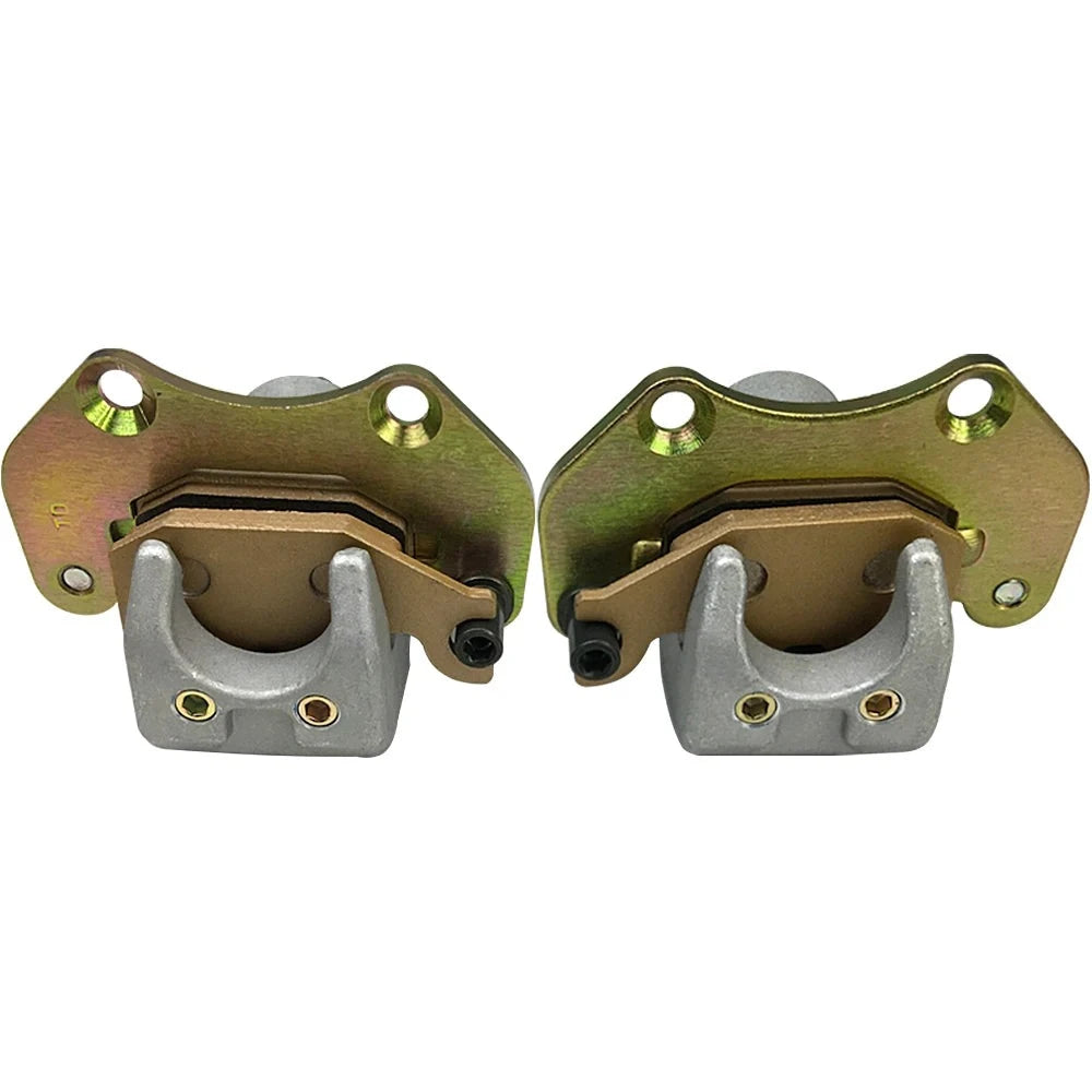 Front Left Right Brake Caliper with Pads for Can-Am Outlander Max 330 400 500 650 800 4X4 - OEM Part Numbers: 705600576, 705600575 Mati Powersports