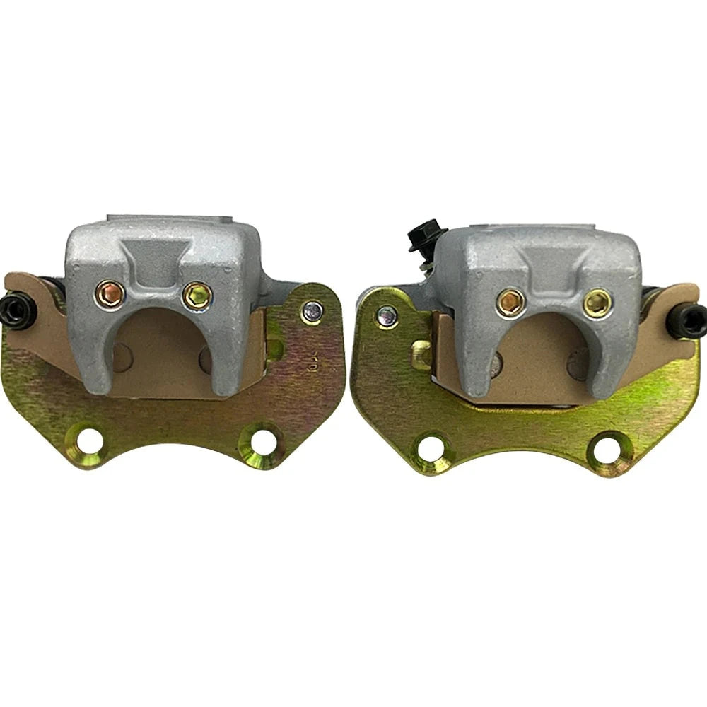 Front Left Right Brake Caliper with Pads for Can-Am Outlander Max 330 400 500 650 800 4X4 - OEM Part Numbers: 705600576, 705600575 Mati Powersports