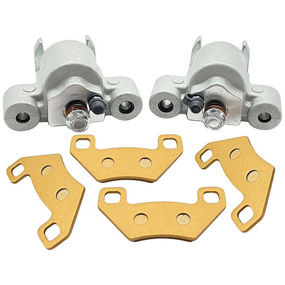 Front Left Right Brake Calipers With Pads for Arctic Cat Fit ATV 650/700/1000 PROWLER 500/550/650/700/1000 HDX 500/700 #0502-949 0502-948 Mati Powersports