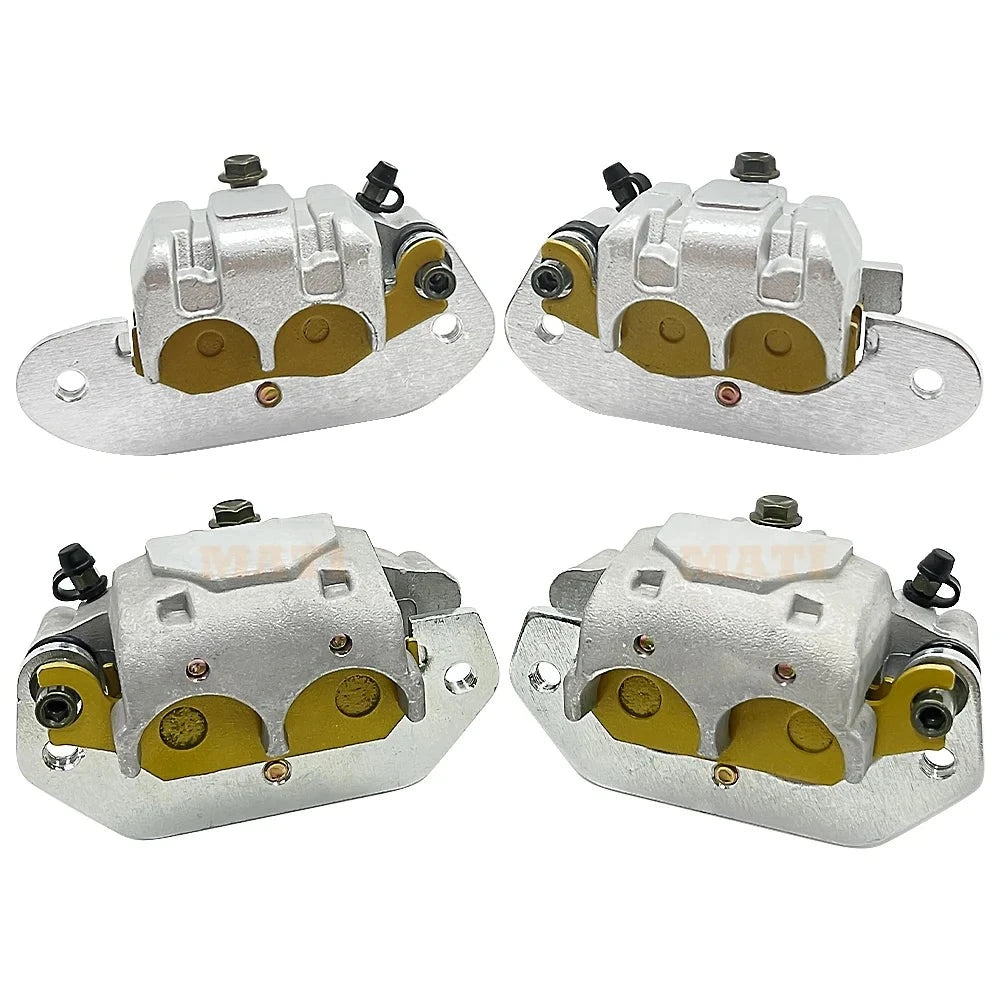 Front & Rear Brake Caliper for Yamaha Viking 700, Wolverine X2 X4 700 850 2014-2022 - OEM Part Numbers: 1XD-2580T-00-00, 1XD-2580W-00-00 Mati Powersports