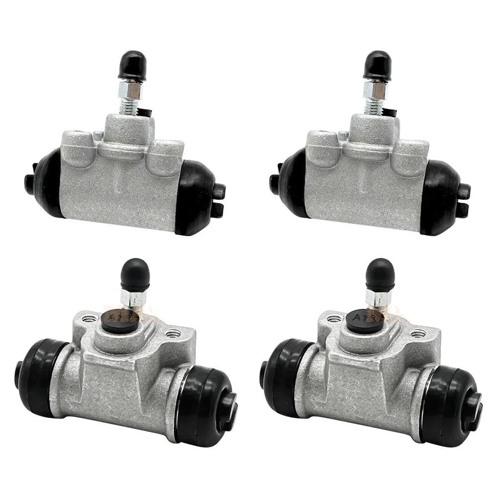 Front Rear Brake Wheel Cylinders All 4 fit for Kawasaki KAF300 Mule 500 520 550 1991-2004 MPN: 43092-1057 43092-1058 Mati Powersports