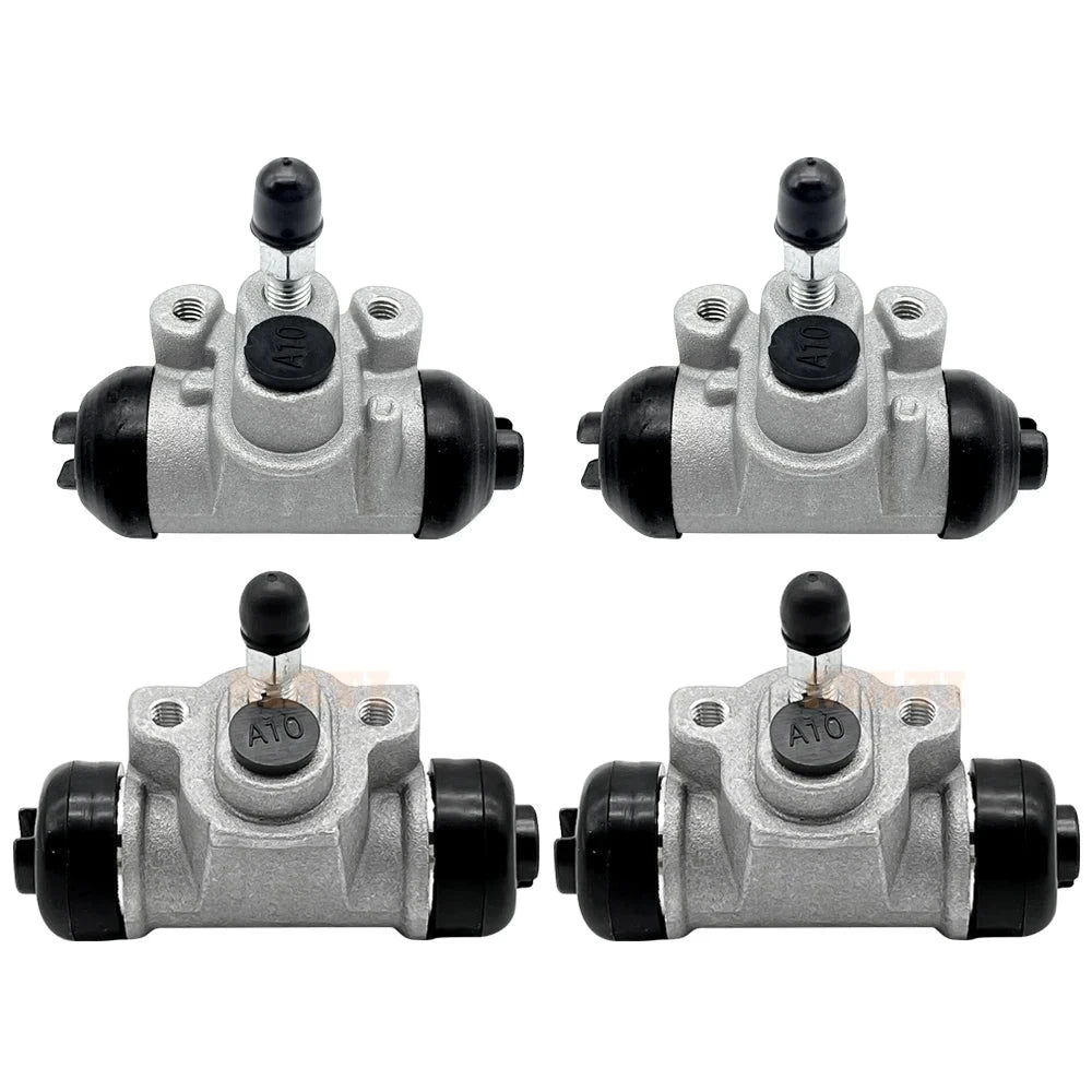 Front Rear Brake Wheel Cylinders All 4 fit for Kawasaki KAF300 Mule 500 520 550 1991-2004 MPN: 43092-1057 43092-1058 Mati Powersports