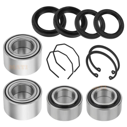 Front & Rear Wheel Hub Bearings Seals Kit for 2004 Arctic Cat 650 V-2 - OEM: 0402-275, 0402-085, 1402-027, 1402-809 Mati Powersports