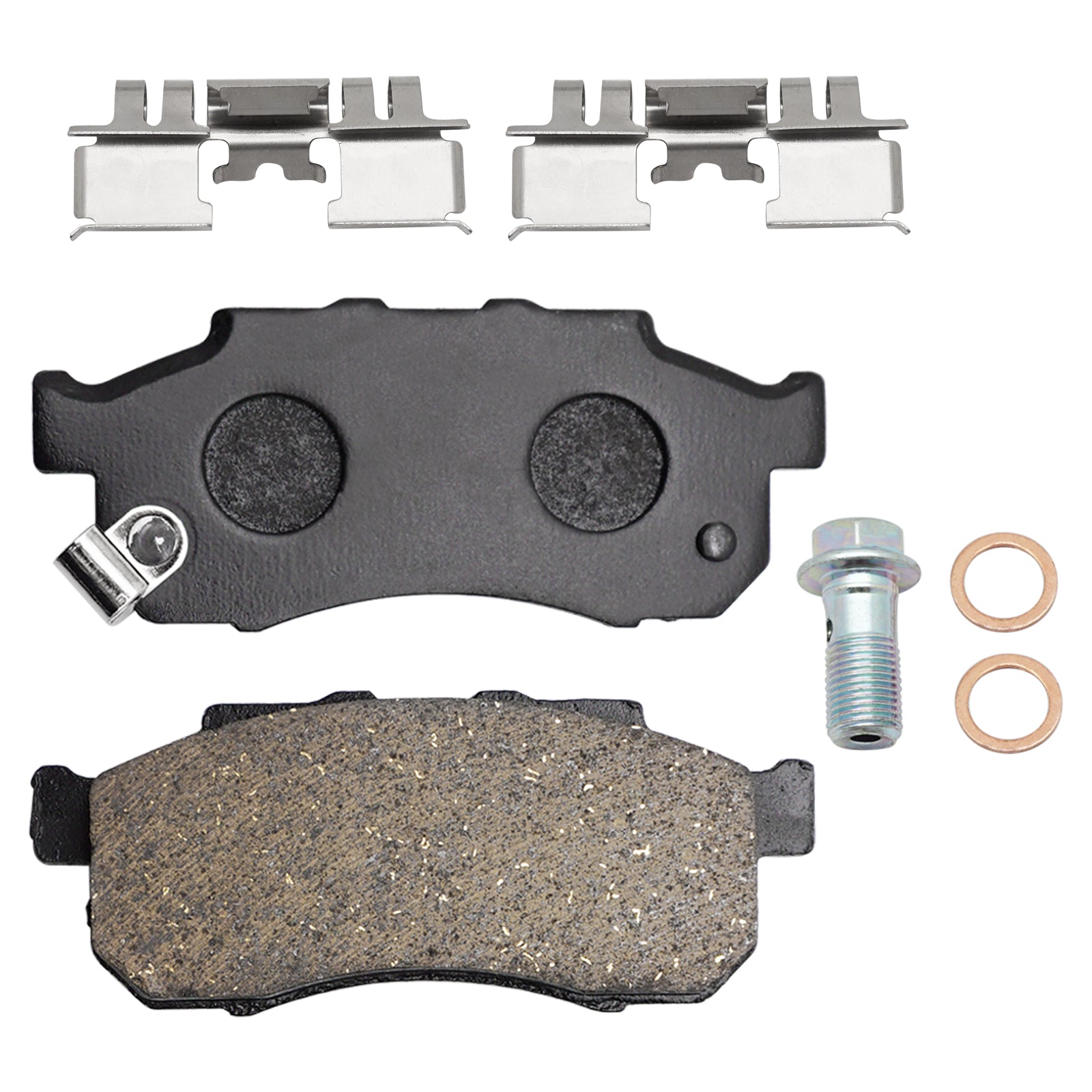 Front Right Brake Caliper & Ceramic Brake Pads for Honda Pioneer 700 Pioneer 500 520 SXS700 SXS500 SXS520 2014-2023 MPN: 45019-S3A-013 Mati Powersports