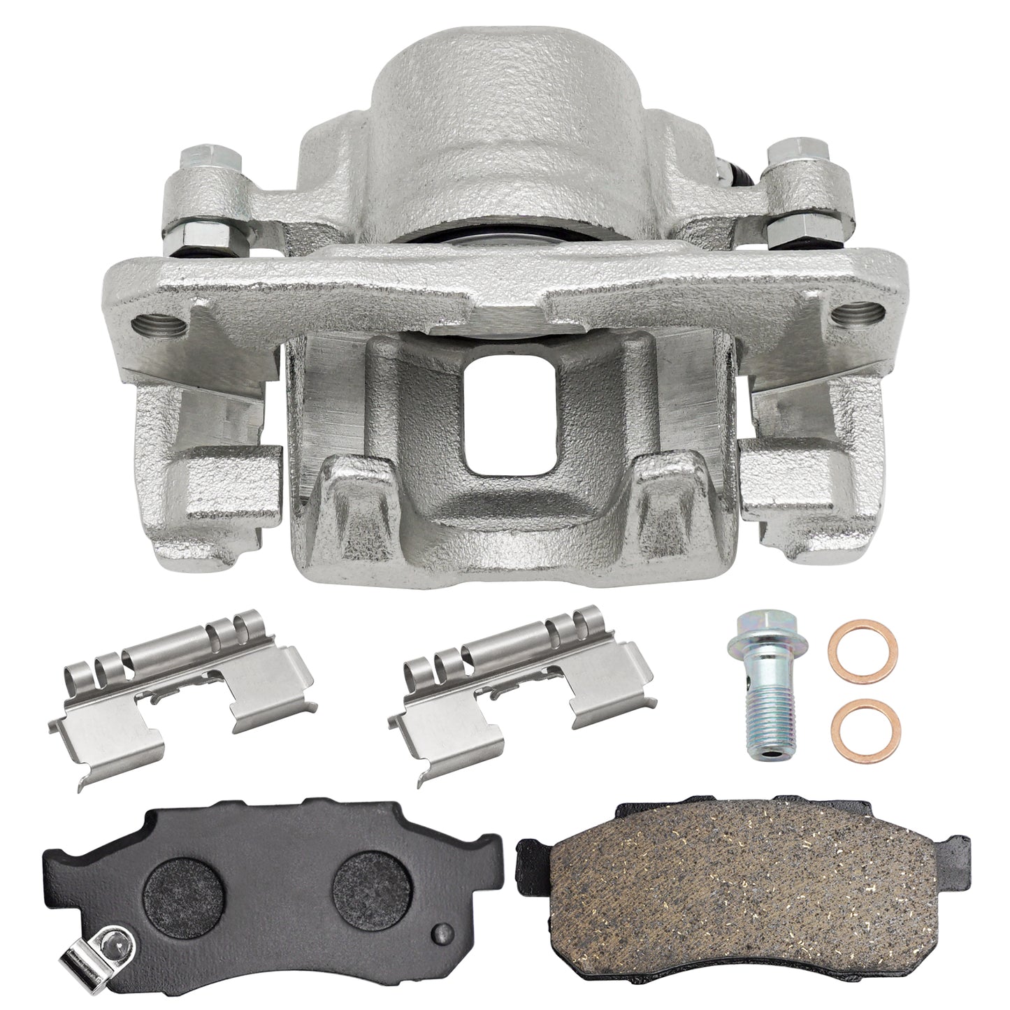 Front Right Brake Caliper & Ceramic Brake Pads for Honda Pioneer 700 Pioneer 500 520 SXS700 SXS500 SXS520 2014-2023 MPN: 45019-S3A-013 Mati Powersports