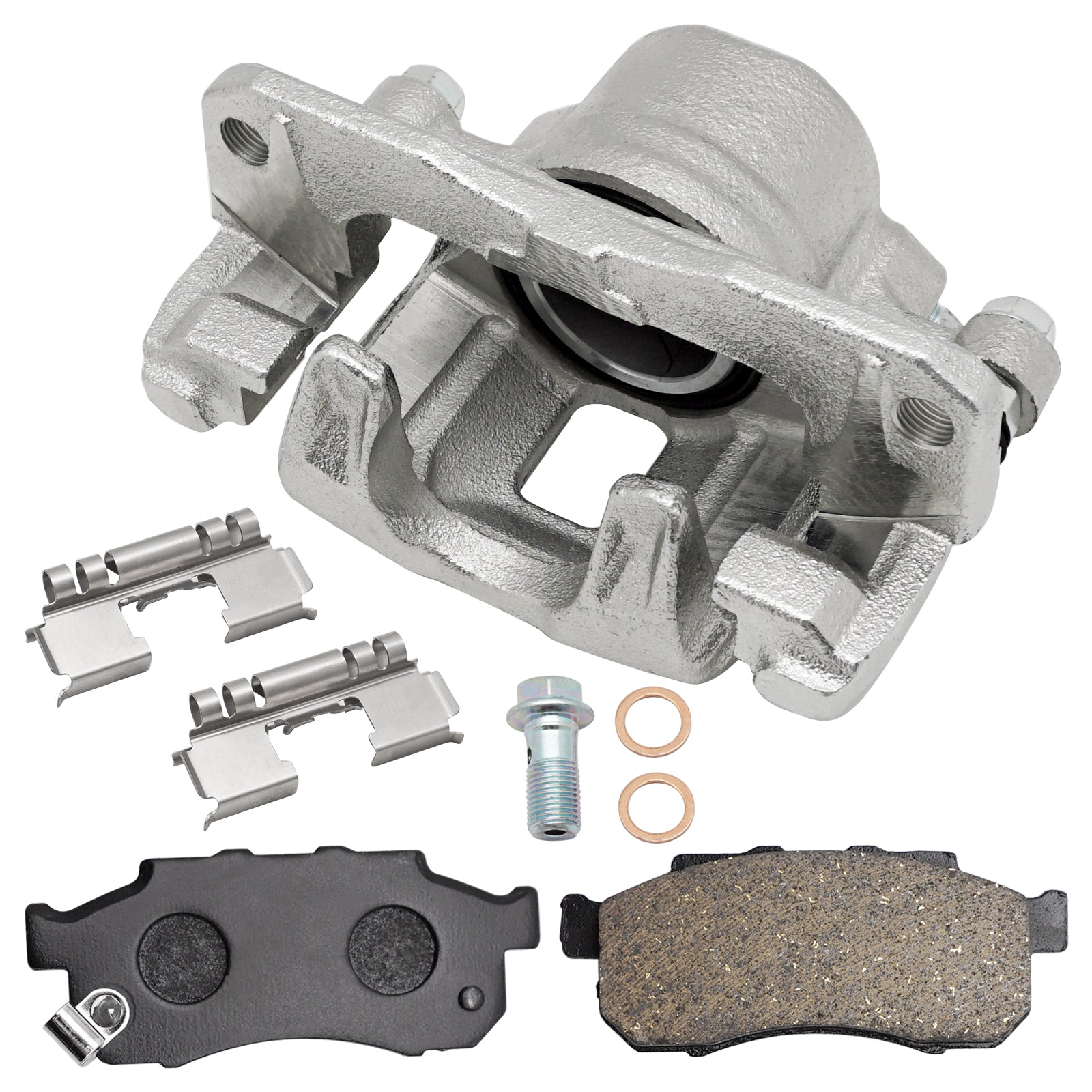 Front Right Brake Caliper & Ceramic Brake Pads for Honda Pioneer 700 Pioneer 500 520 SXS700 SXS500 SXS520 2014-2023 MPN: 45019-S3A-013 Mati Powersports