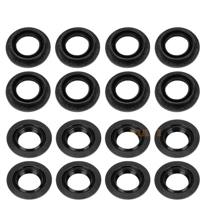 Front Uppper&Lower A Arm Bearing Seal Shaft Rebuild Repair Kit 2side for Kawasaki KFX450R 2008-2014 KFX700 2004-2011 92046-1046 Mati Powersports