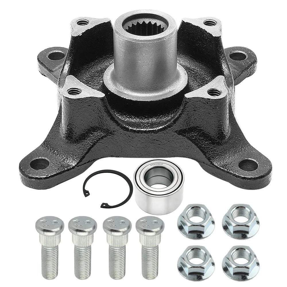 Front Wheel Hub & Bearing With Studs for Polaris Ranger 400 425 500 570 650 700 800 TM ETX EV Magnum 325/500-4x4-HDS Sportsman 700 MPN: 5135207 5131935 3514342 7518378 Mati Powersports