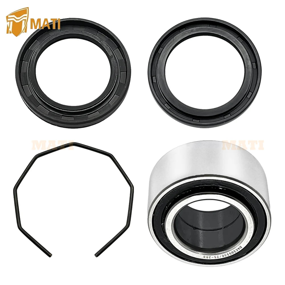 Front or Rear Wheel Hub Bearings Seals Kit for Arctic Cat 250 300 375 400 500 650 Bearcat 454 OEM: 0402-034/275 0402-085 0402-089 0402-069