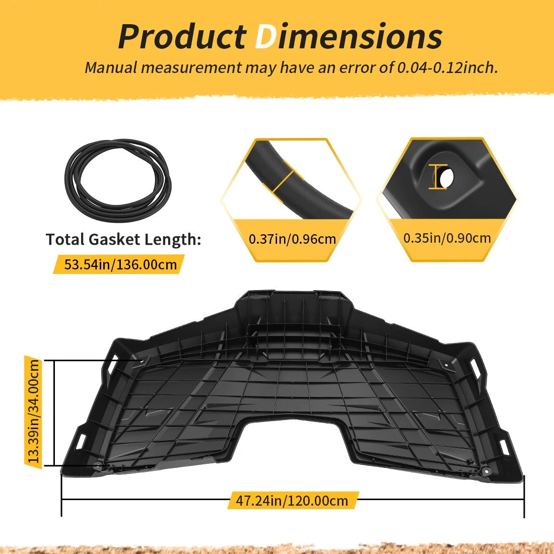 Front Box Cover w/ Seal Assembly For Polaris Sportsman 400 HO 500 Hawkeye 400 2x4 2012-2014 2634165