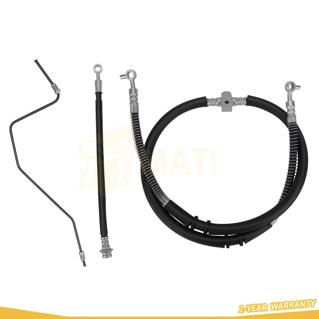 Front Brake Caliper Master Cylinder Hose Kit For Yamaha YFM700R Raptor 700 2007-2025