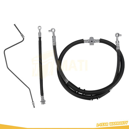 Front Brake Caliper Master Cylinder Hose Kit For Yamaha YFM700R Raptor 700 2007-2025