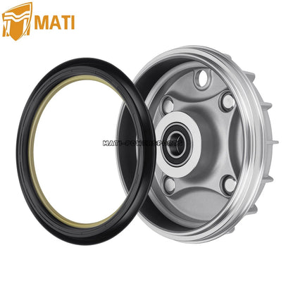 Front Brake Drum & Dust Seal For Honda Rancher 350 2X4 TRX350TE/TM 2000-2006 44600-HN4-670