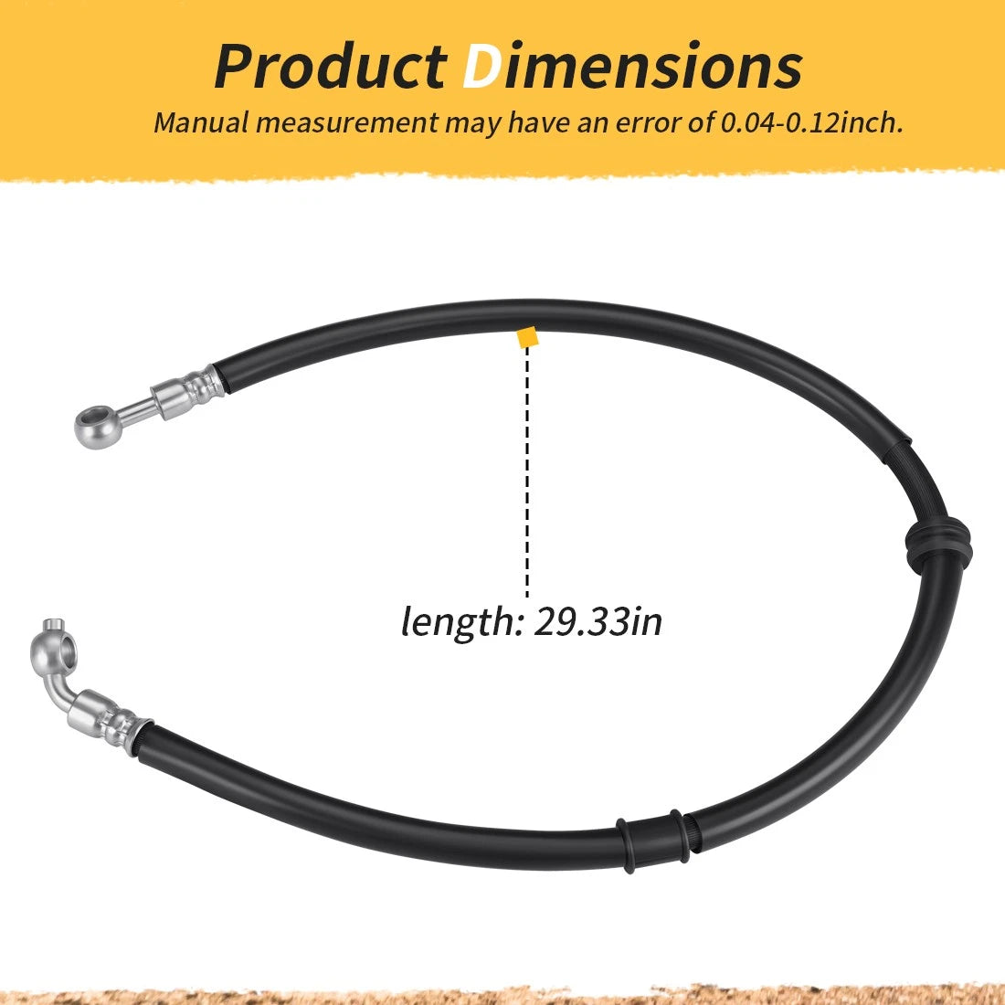 45126-HC5-971 Front Brake Hose A For Honda TRX300FW 1993-1998