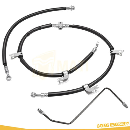 For Yamaha Grizzly 550 700 FI 4x4 Auto 2007-2014 Front Brake Hose Line & Pipe Kit