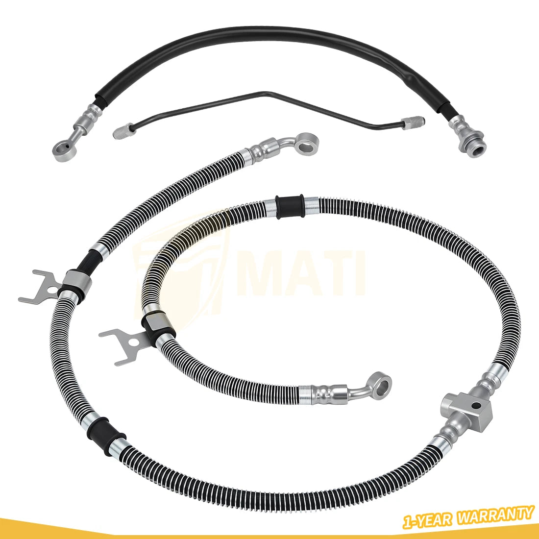 Front Brake Hose Line & Pipe Kit For Yamaha YFM400 Kodiak 400 2000-2002 5GH-25872-01-00