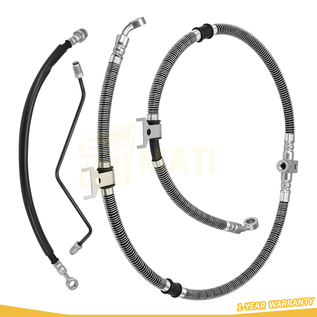 Front Brake Hose Line & Pipe Kit For Yamaha YFM400 Kodiak 400 2000-2002 5GH-25872-01-00