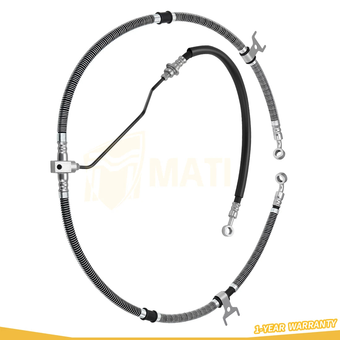 Front Brake Hose Line & Pipe Kit For Yamaha YFM400 Kodiak 400 2000-2002 5GH-25872-01-00