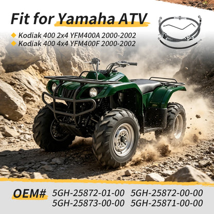 Front Brake Hose Line & Pipe Kit For Yamaha YFM400 Kodiak 400 2000-2002 5GH-25872-01-00