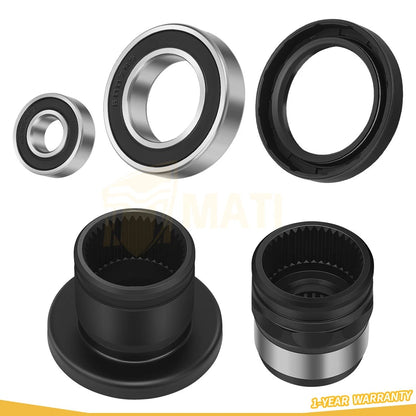 Front Differential Driveshaft Coupler Coupling Set for Yamaha Grizzly 660 03-08