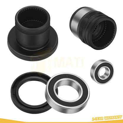 Front Differential Driveshaft Coupler Coupling Set for Yamaha Grizzly 660 03-08