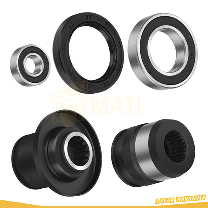 Front Differential Driveshaft Coupler Coupling Set for Yamaha Grizzly 660 03-08