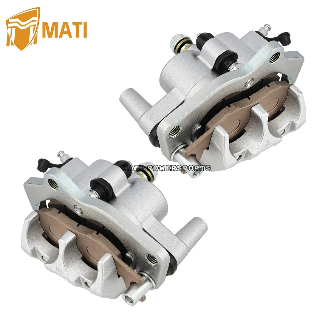 Front Left & Right Brake Calipers Set for Kawasaki Mule PRO-MX KAF700 2019-2024 Replaces 43041-Y012-934 & 43041-Y011-934