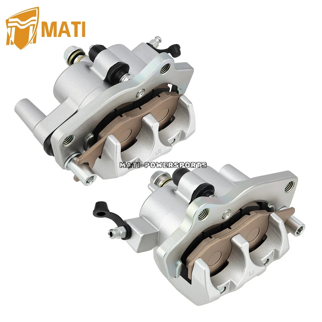 Front Left & Right Brake Calipers Set for Kawasaki Mule PRO-MX KAF700 2019-2024 Replaces 43041-Y012-934 & 43041-Y011-934