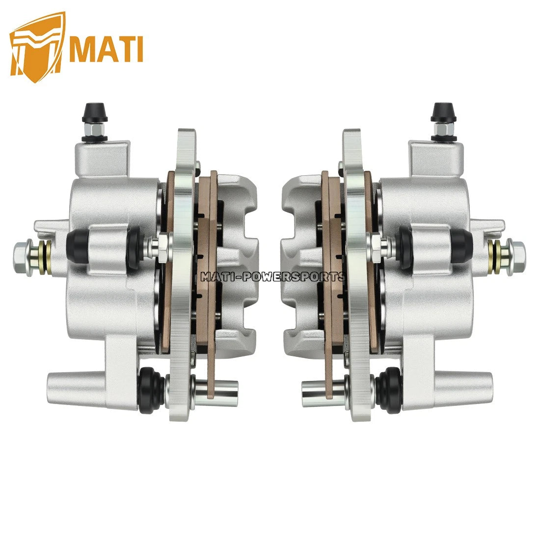 Front Left & Right Brake Calipers Set for Kawasaki Mule PRO-MX KAF700 2019-2024 Replaces 43041-Y012-934 & 43041-Y011-934