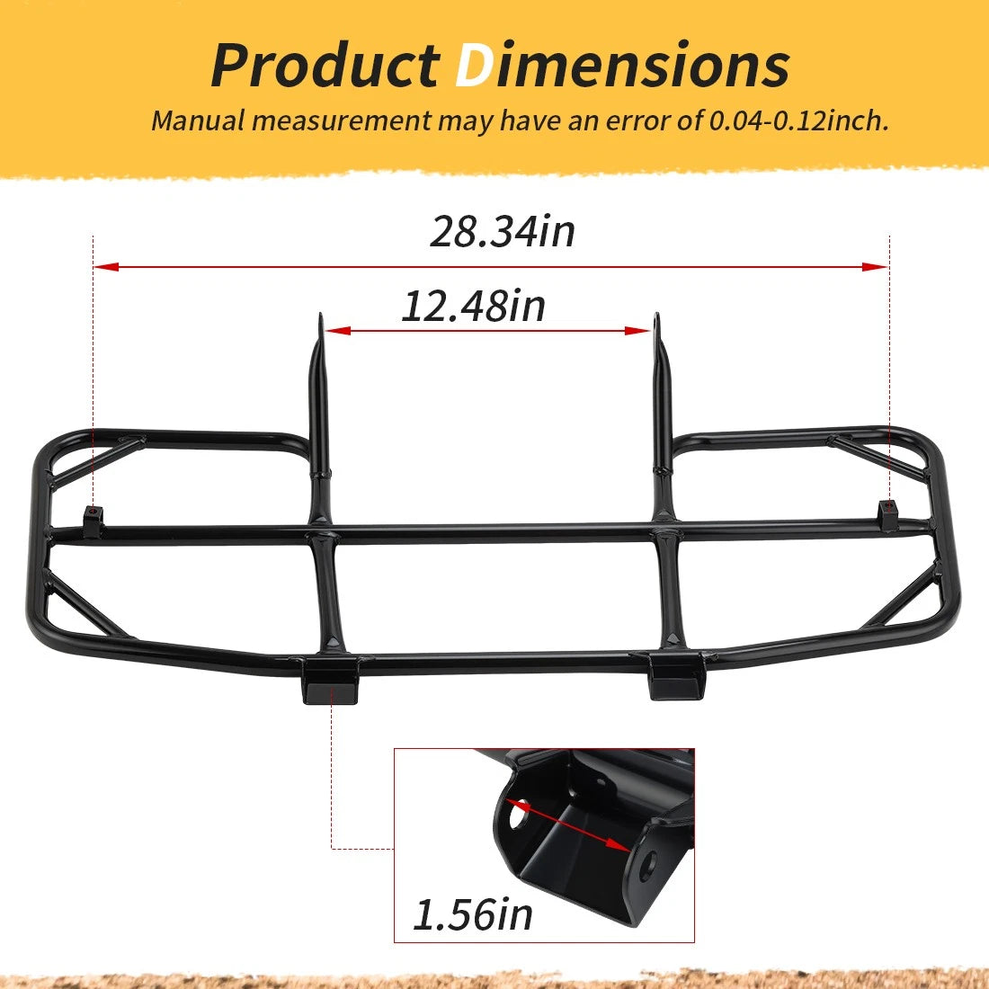 Front Rack Carrier For Honda Rancher 420 2x4/4x4 2014-2019 81100-HR3-A20ZA