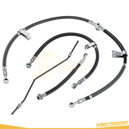 Front & Rear Brake Hose Line For Yamaha YFM350 Raptor 350 2004-2013 5YT-25872-11-00