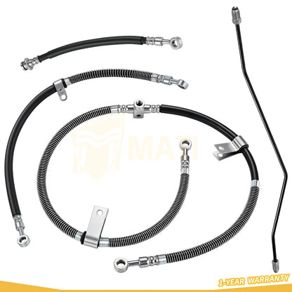 Front & Rear Brake Hose Line For Yamaha YFM350 Raptor 350 2004-2013 5YT-25872-11-00