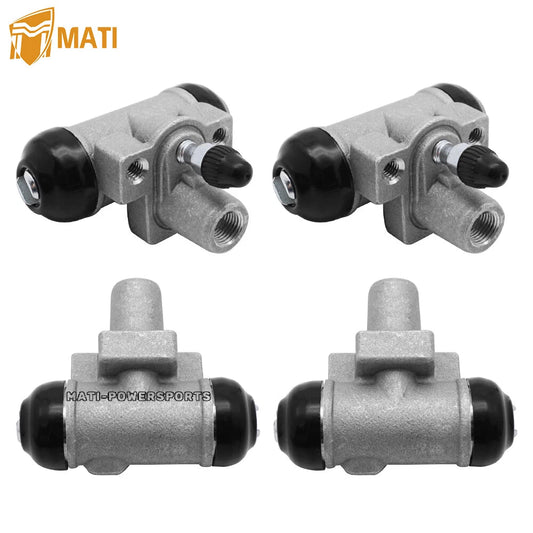 Front Rear Brake Wheel Cylinders & Shoes for Kawasaki KAF400 Mule 600 2010-2016